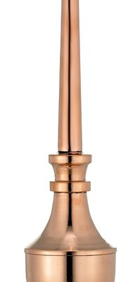 Victoria Finial Weather Vane - Polished Copper