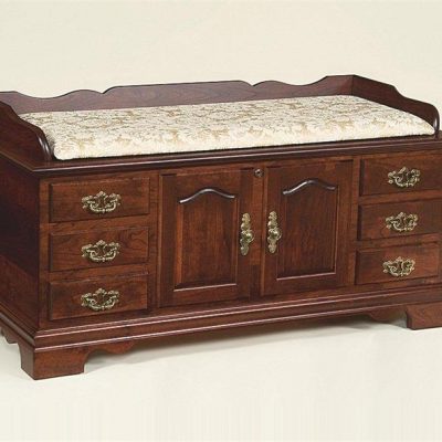 Amish Fancy Front Cherry Hope Chest
