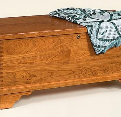 Amish Flat-Top Cherry Hope Chest